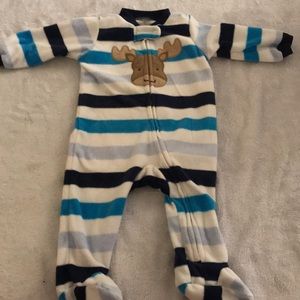 Stripped zipper sleeper